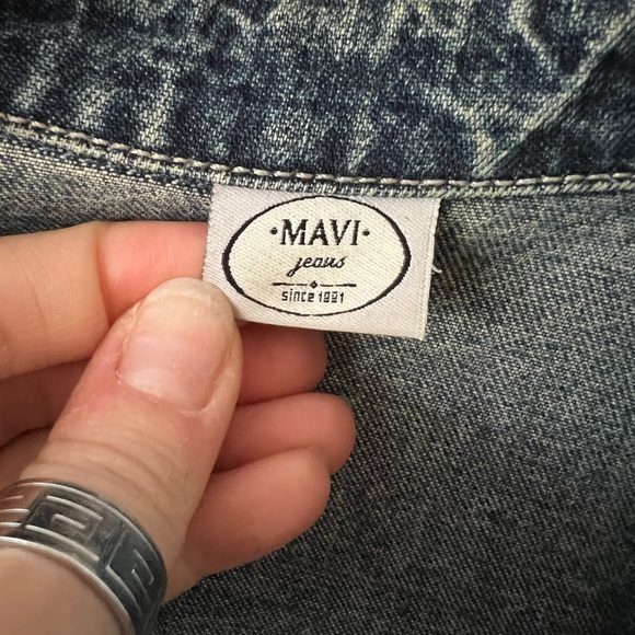 Mavi denim jacket - 100% cotton and cropped fit size L - Picture 3 of 7